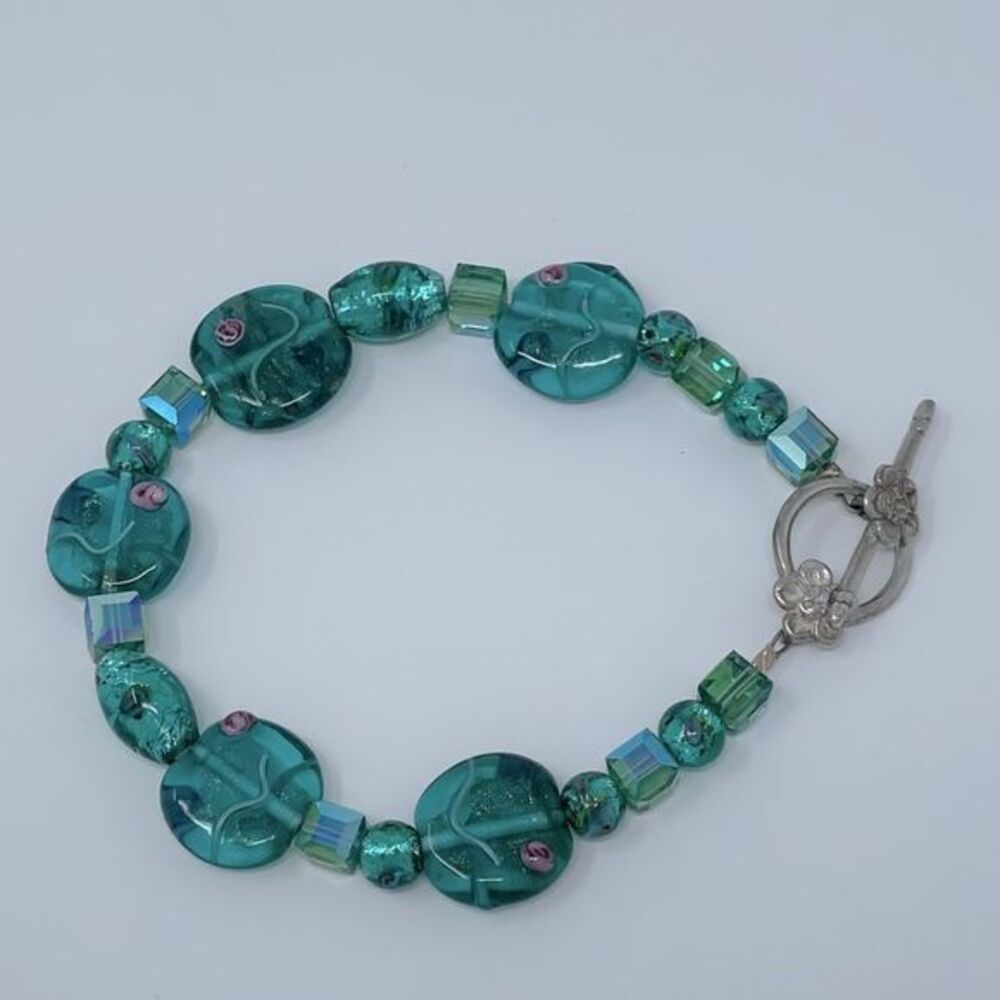 Bella Dolce | Bracelet with sterling silver, Swarovski Crystals & Murano glass